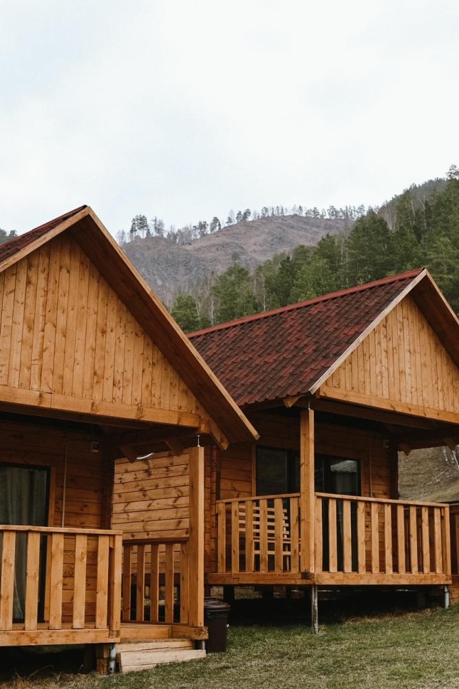 Домики с панорамными окнами Алтай Элекмонар