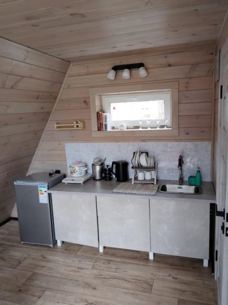 Дом А-фрейм в Горном Алтае в селе Камлак