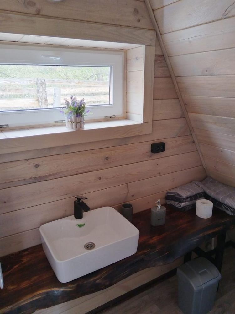 Домик А-фрейм в Горном Алтае в селе Камлак