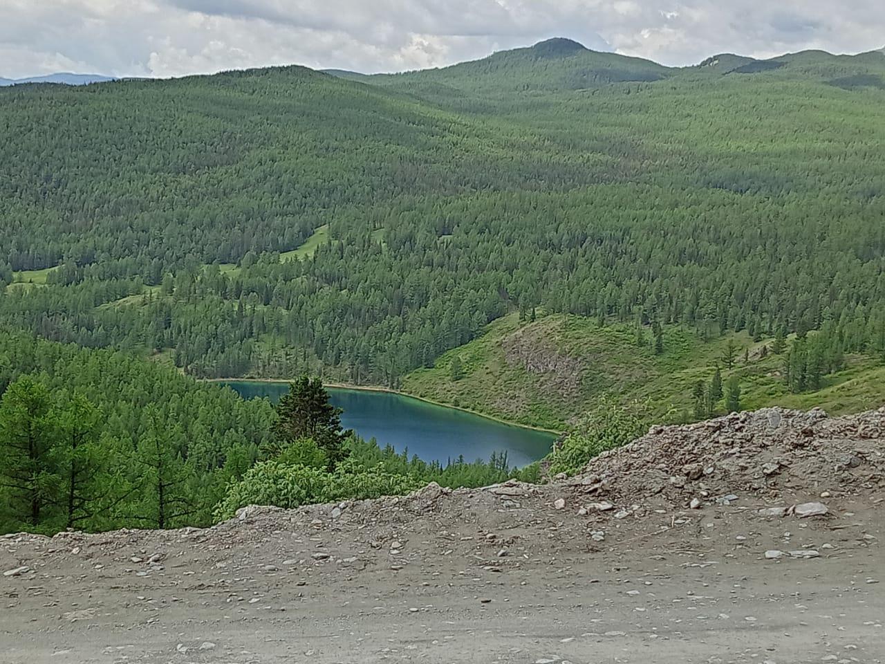 Экскурсии горное озеро вид с перевала Кату-Ярык