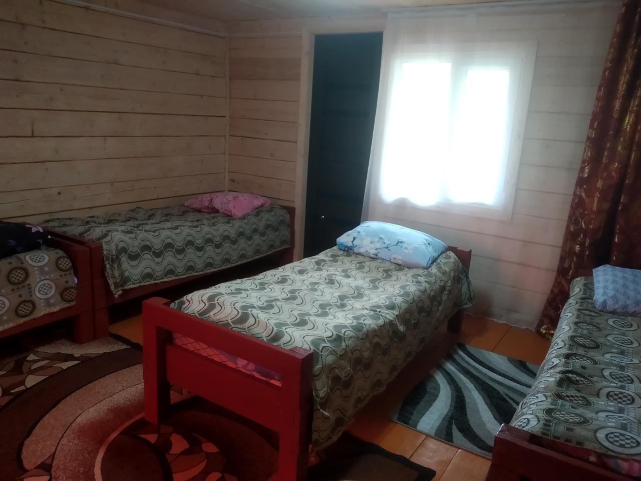 4-хместный домик с односпальными кроватями