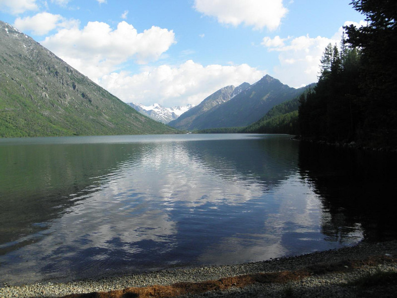 Заброска на Нижнее Мультинское озеро 