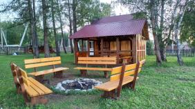 Беседка и место для костра