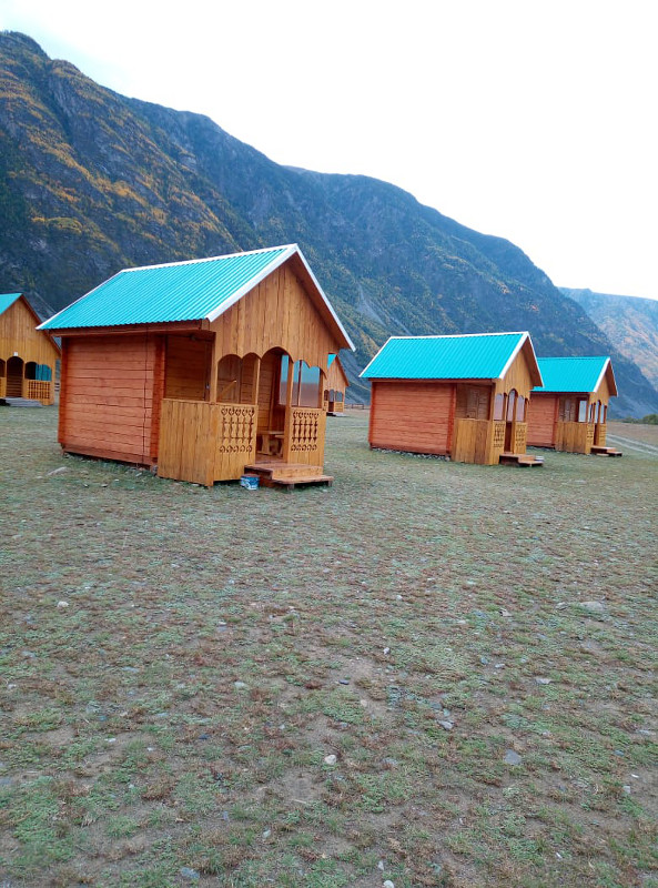 Одноэтажные  домики из бруса