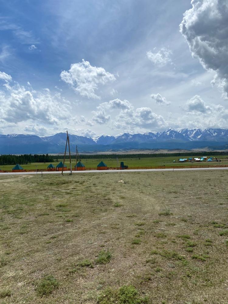 Север-Чуйский хребет гора Актру вид из Курая