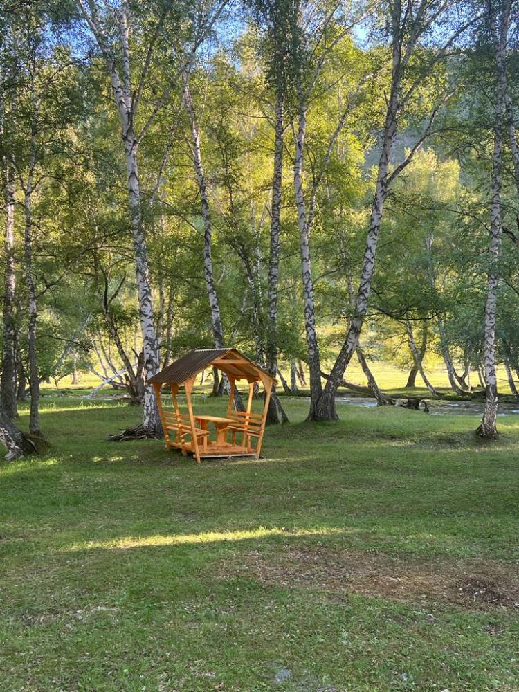 Отдых в Горном Алтае у реки Ильгумень