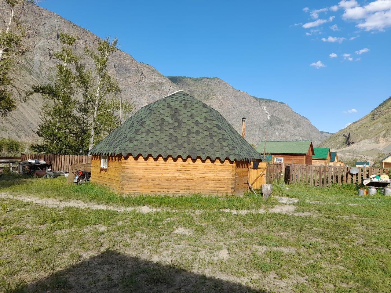 Аил 6-местный с печкой у реки Чолушман Горный Алтай