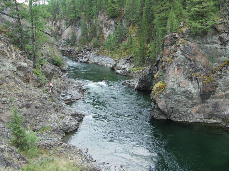 Саратанский каньон река Башкаус Алтай