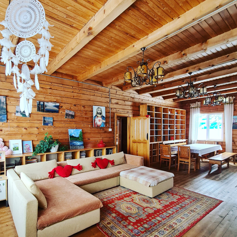 Дом с камином Телецкое озеро