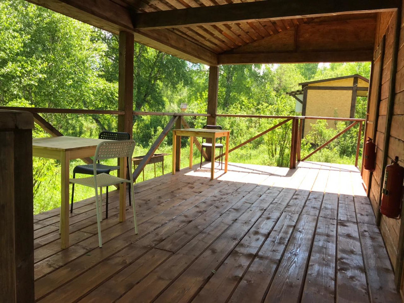 Домик на 2 номера с общей террасой