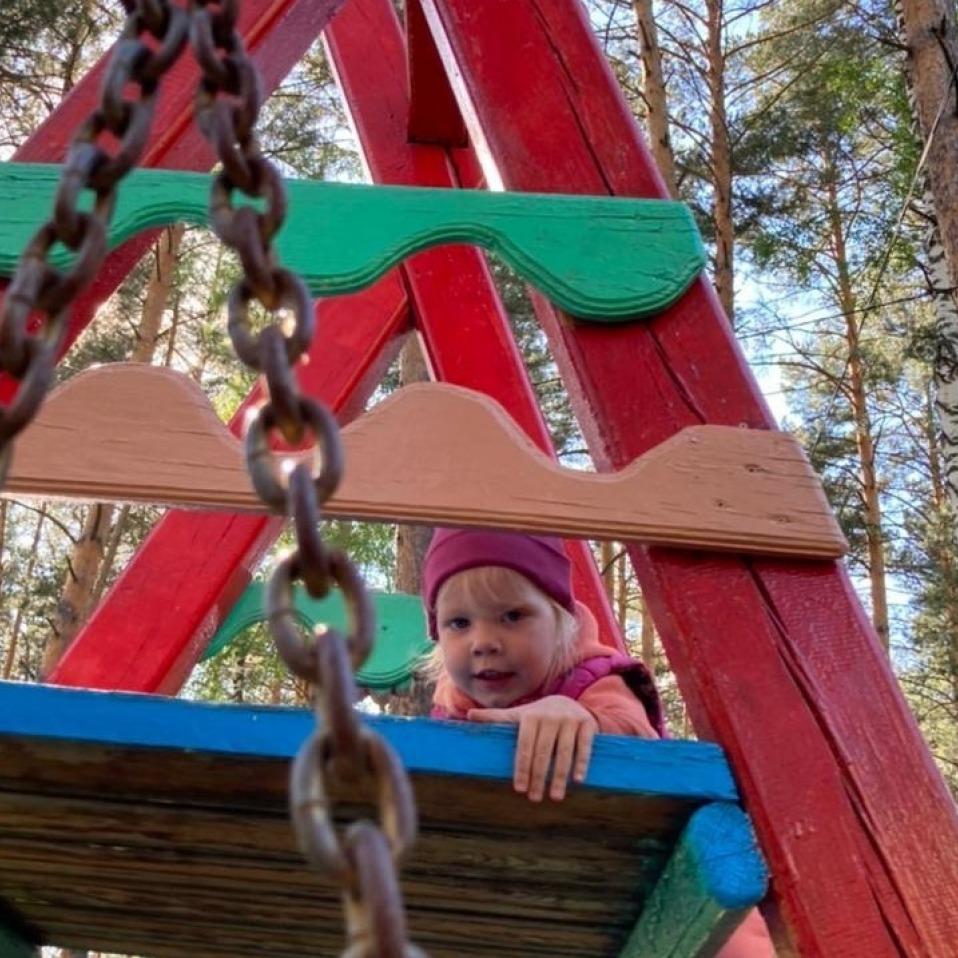 Детский городок база отдыха Горный Алтай Чемальский район