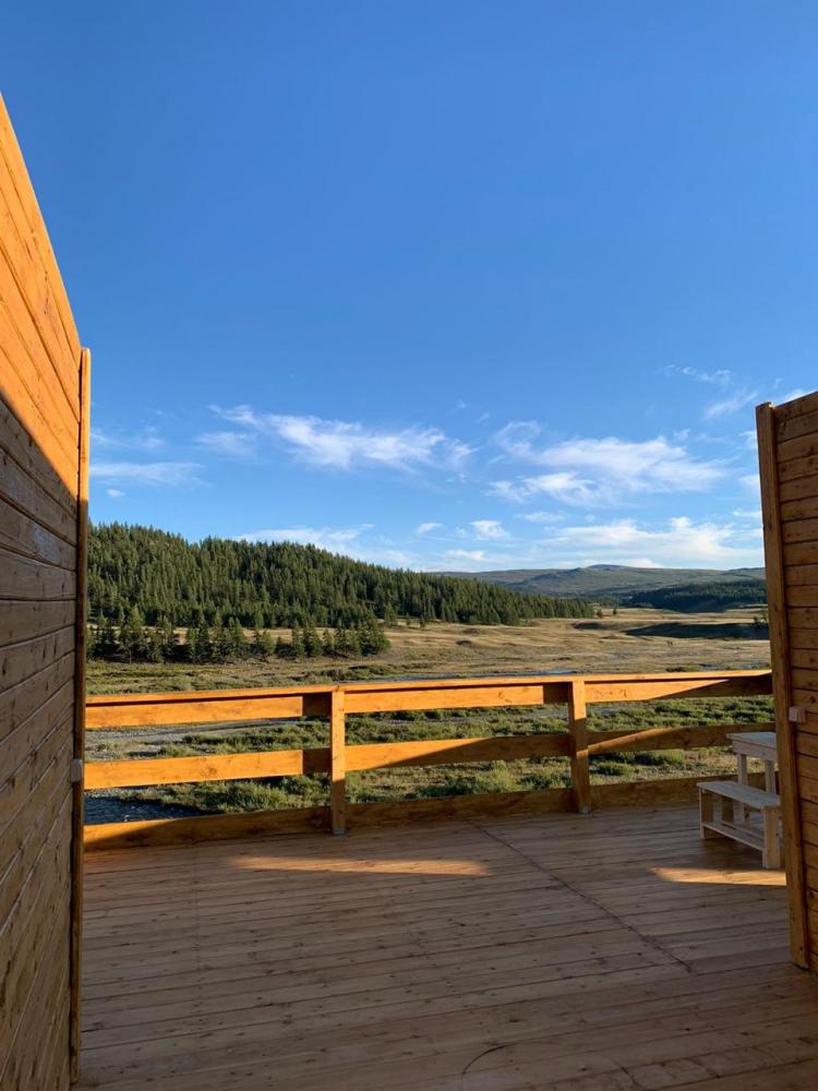 Вид с террасы гостевого дома Кош-Агачский район