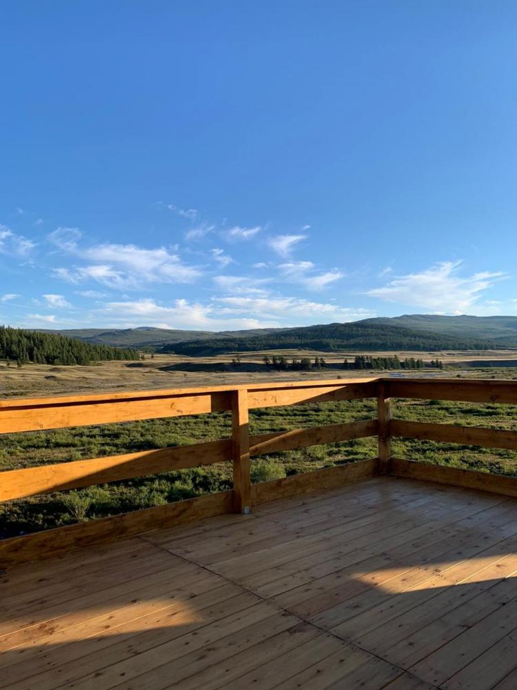 Вид с террасы гостевого дома Кош-Агачский район