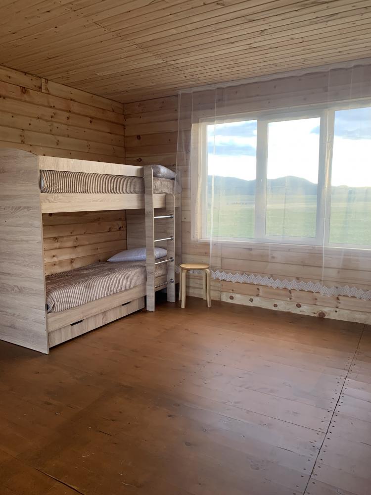 Внутри домиков 