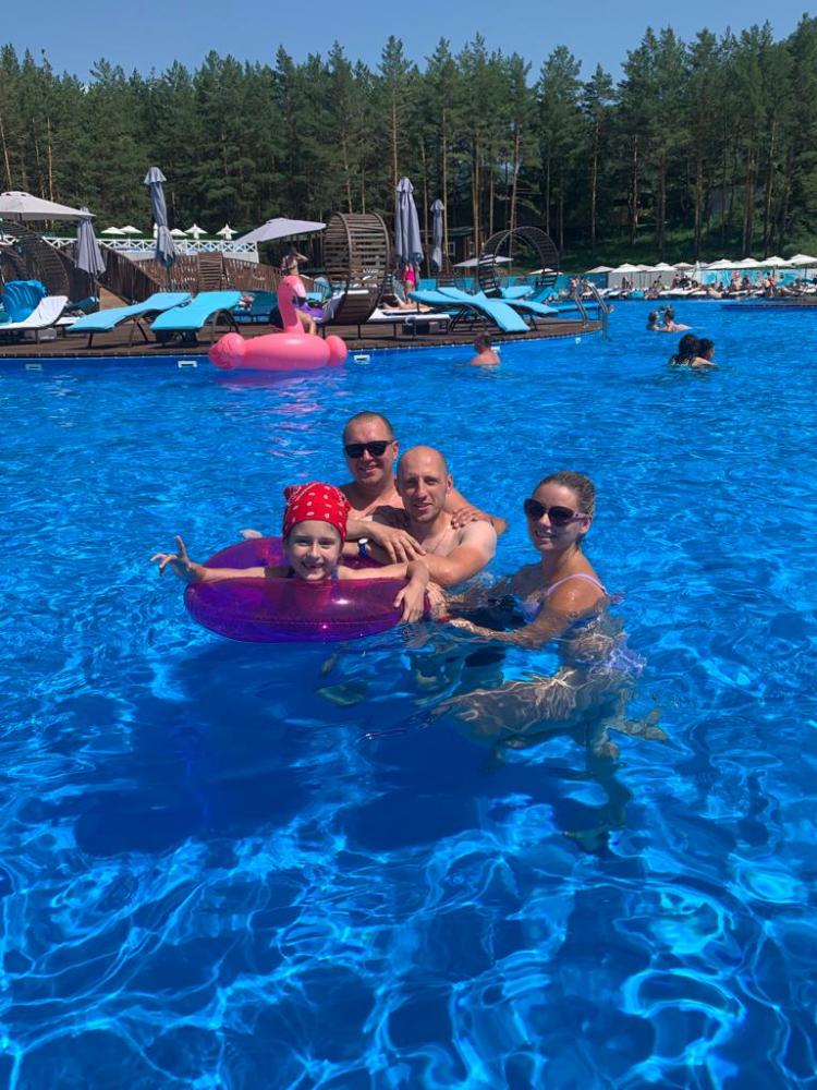 Бассейны "Чемал Стори" в 500 м