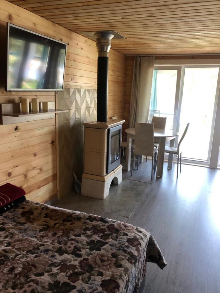 Дом с камином и кухней у реки в Горном Алтае