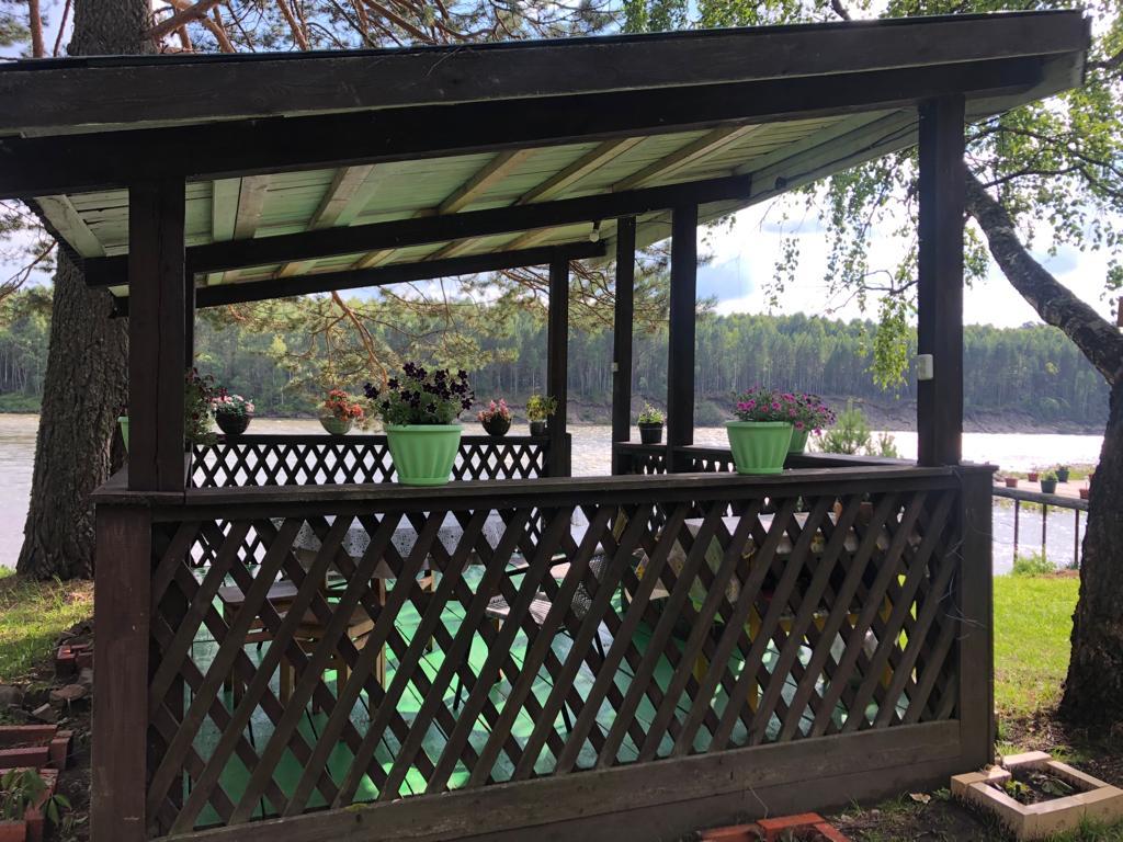 Бия отдых в Горном Алтае беседка