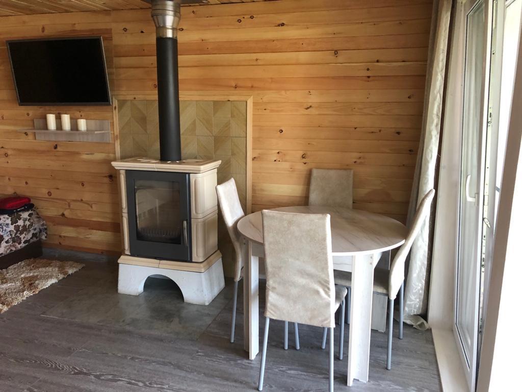 Дом с камином и кухней у реки в Горном Алтае