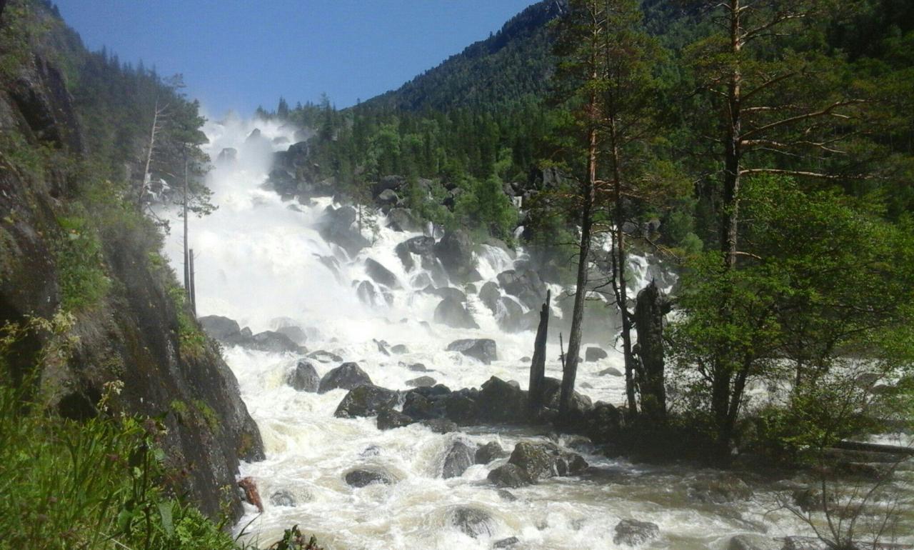 Водопад Учар Алтай экскурсия