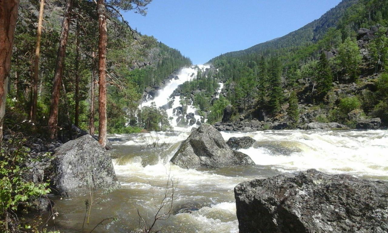 Водопад Учар Алтай экскурсия