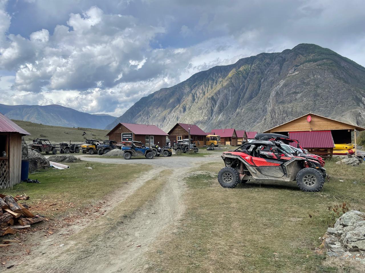 Переправа на Каменные грибы и Учар в Чулышманской долине на турбазе "Березка"