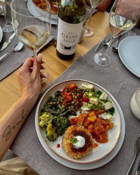 Обед в экокемпе Мир Алтай