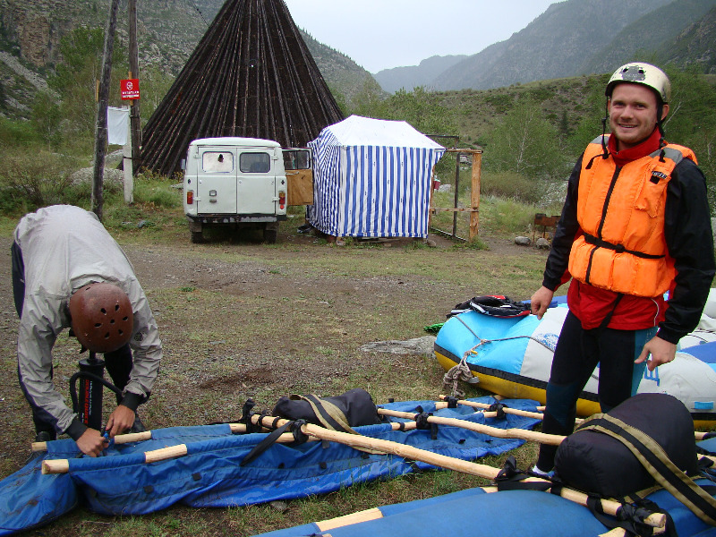 Сборка катамарана