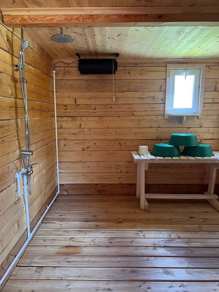 Баня моечное отделение