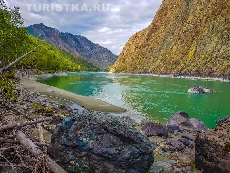 Инегень Алтай Река Катунь 