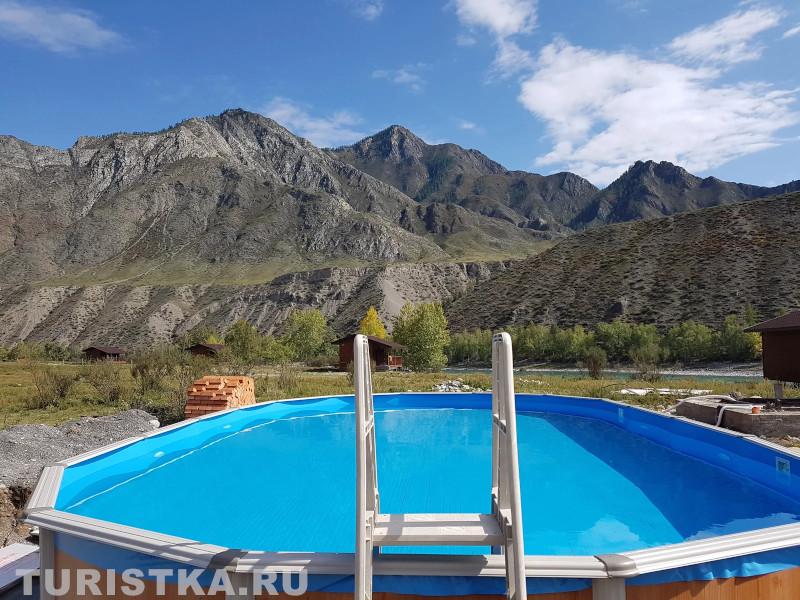 База Инегень Алтай купель бани