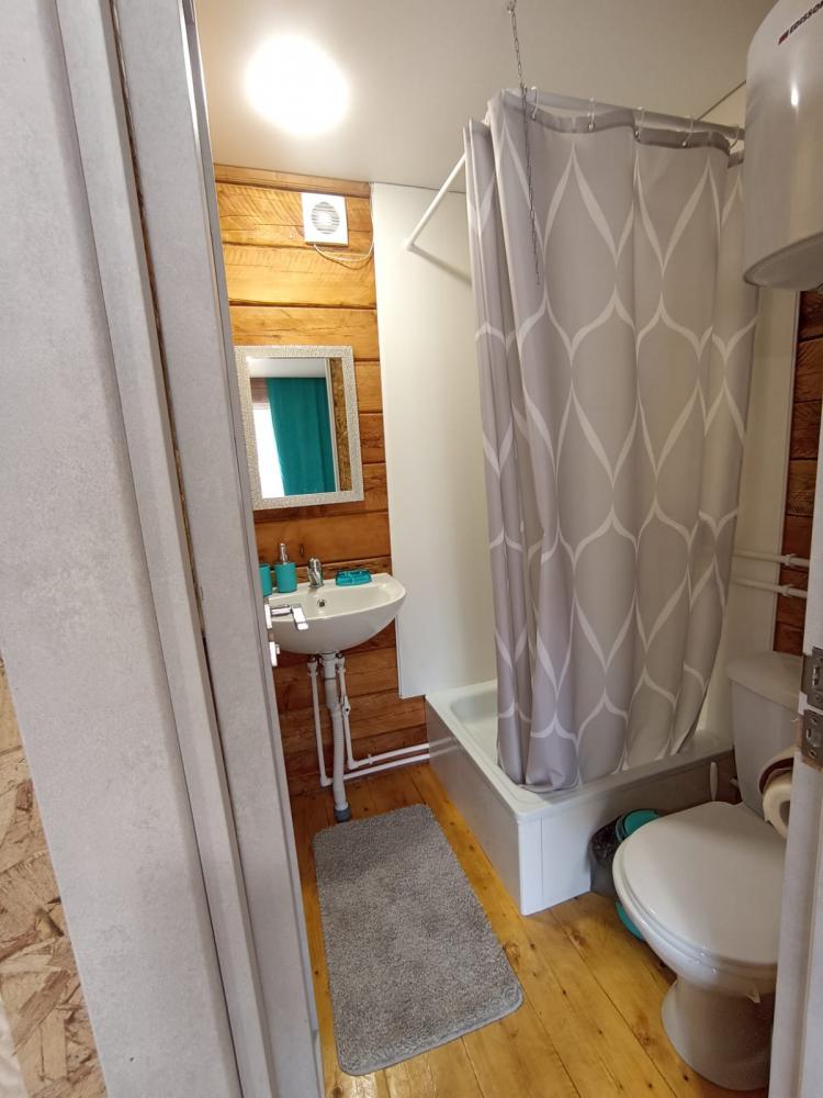 Санузел с душем в номере