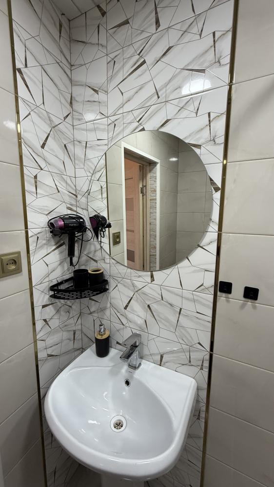 Удобства в номерах с теплым полом.