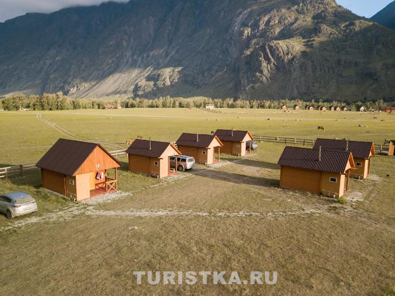 Алтай "Золотая долина Чулышмана" база отдыха