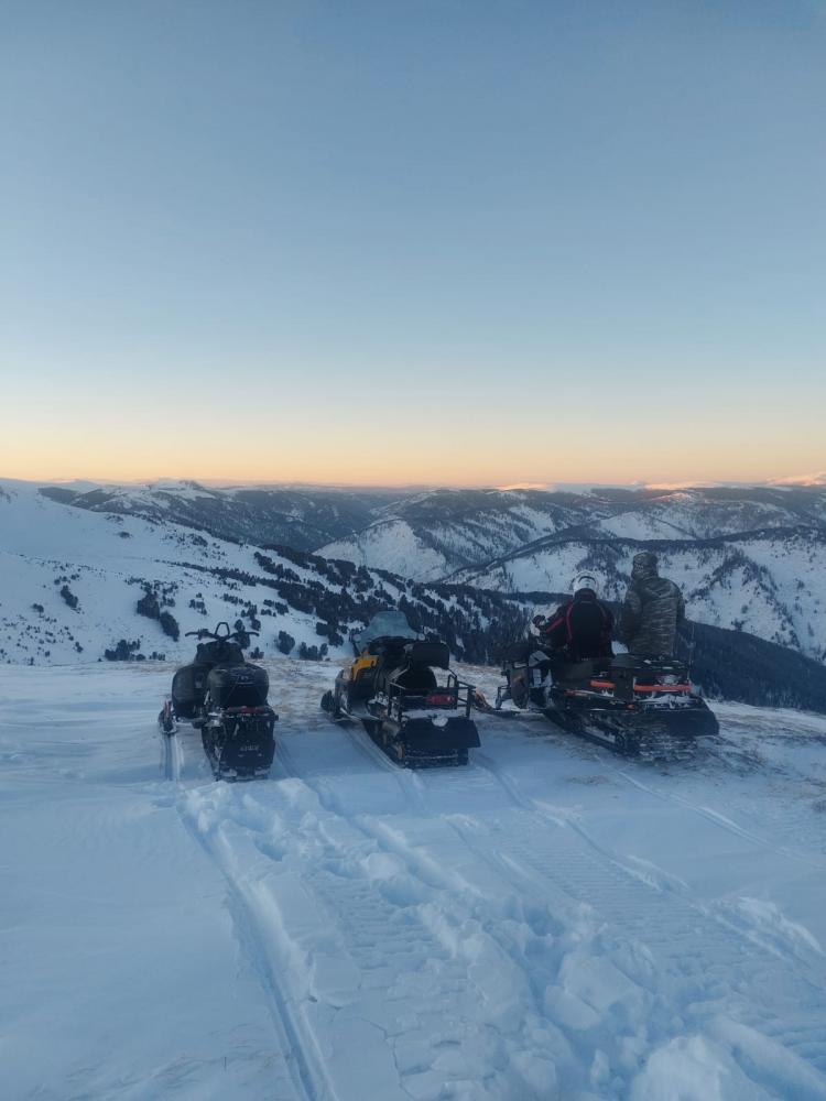 Башталинское плато (февраль)