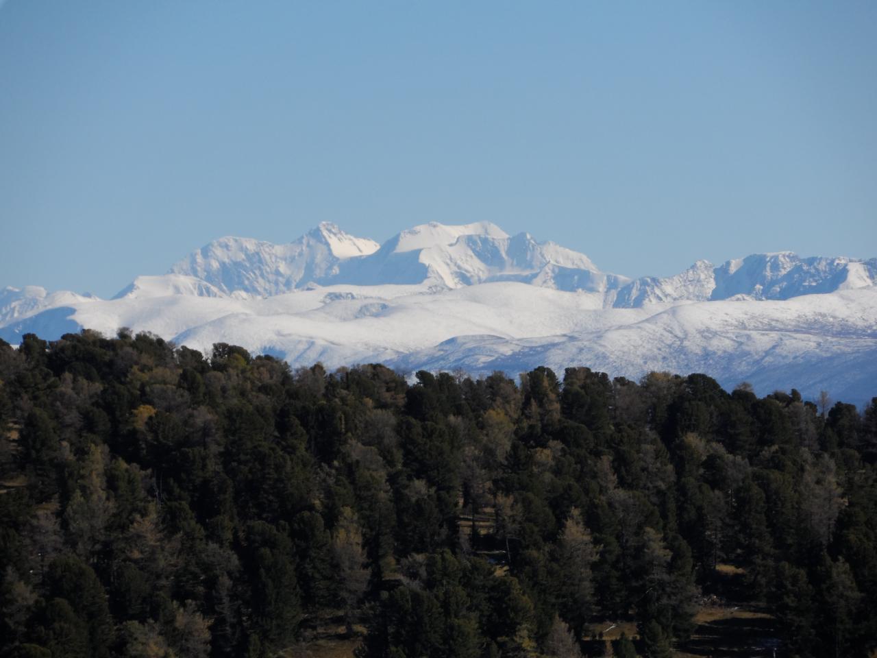 Белуха с Башталинского плато