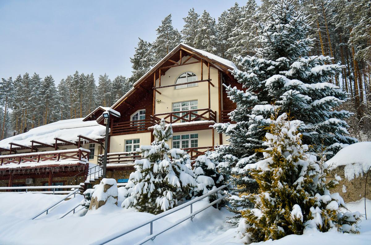 "Эхо" отель Белокуриха зимой