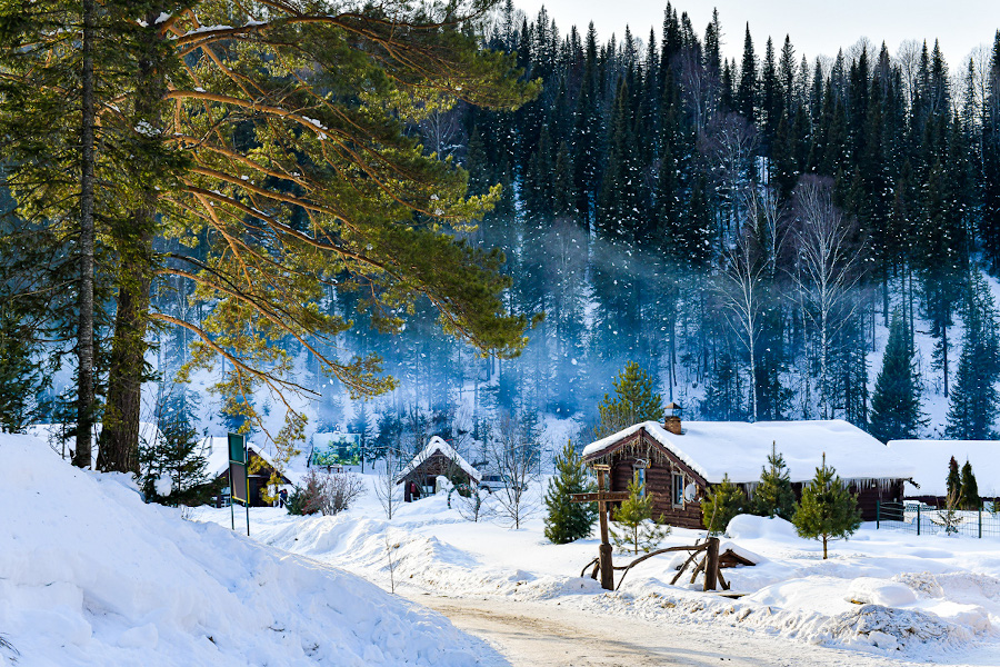 Горнолыжный курорт вблизи Белокурихи