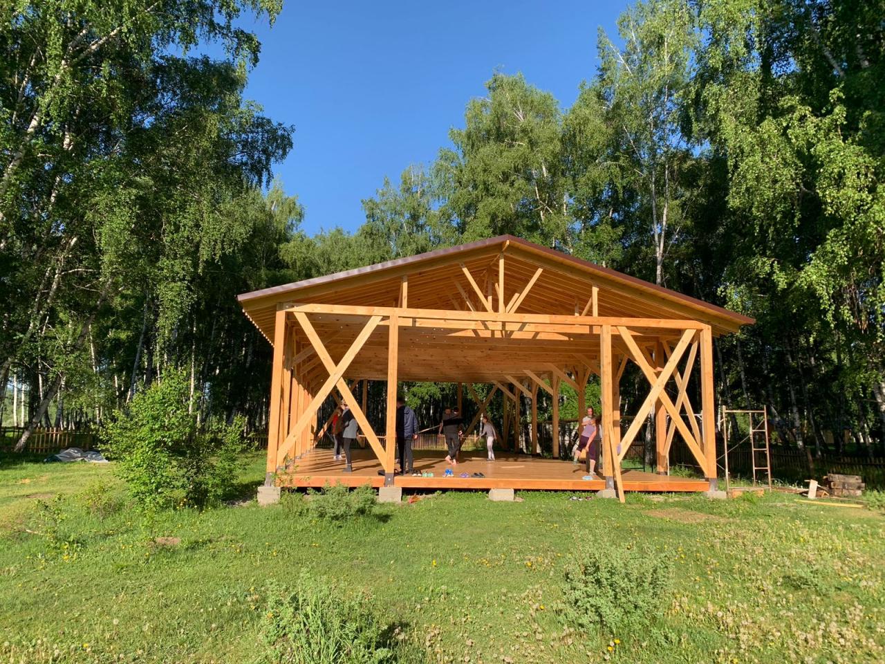 Беседка для занятий