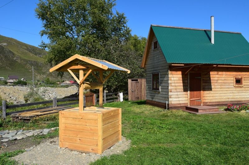 Колодец, баня