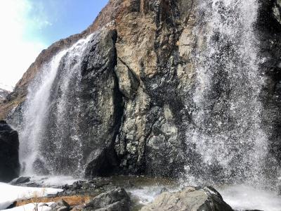 Водопад Кам Тытту-Кем в Республике Алтай