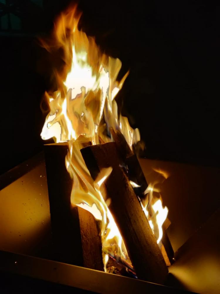 очаг для вечерних посиделок