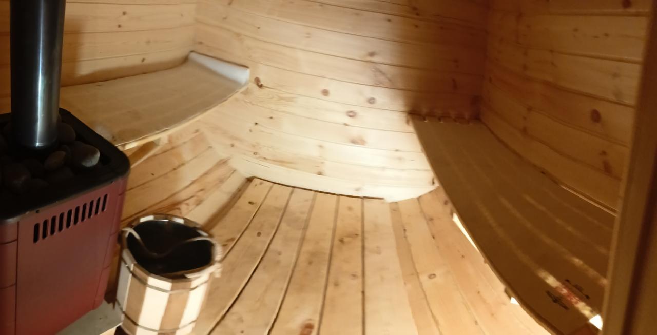 Уютная банька на дровах
