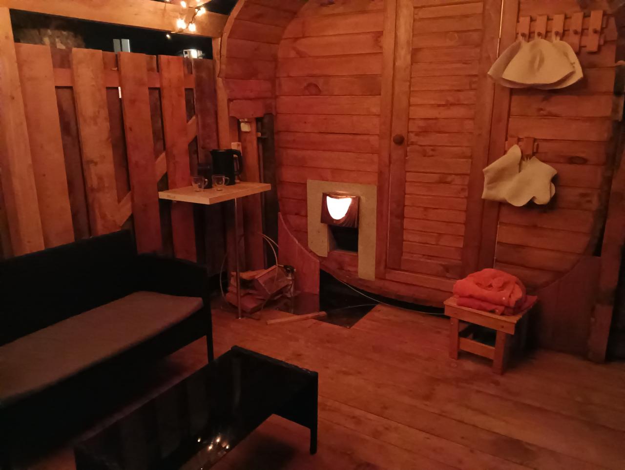 Уютная банька на дровах