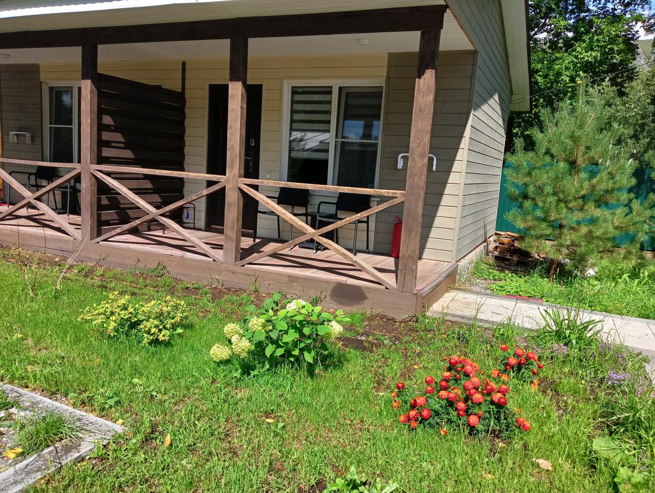 веранда домика стандарт