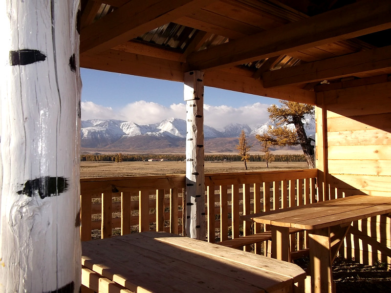 Вид с веранды столовой