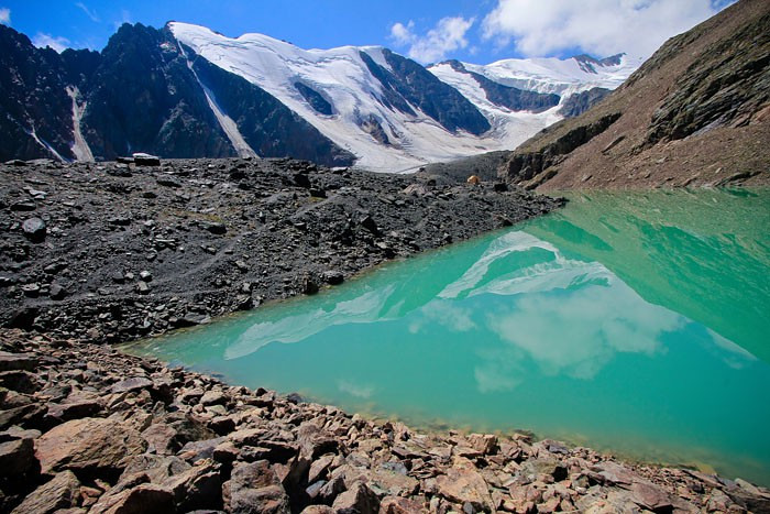 Голубое озеро на Актру
