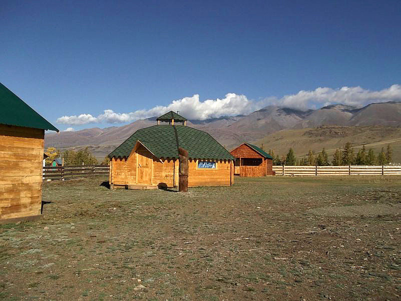 Юрта на базе Чуйские Альпы