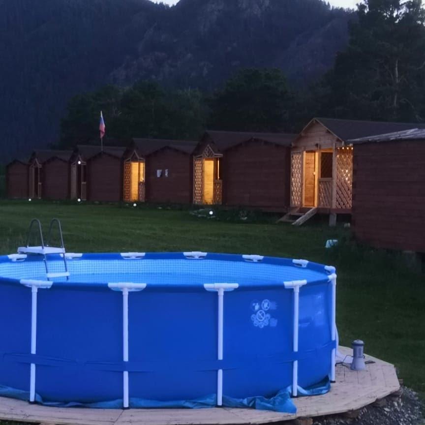 "Шале Легенда" Чемал летний бассейн 