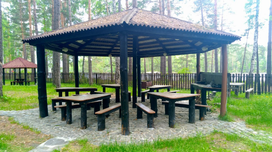 Беседки на территории