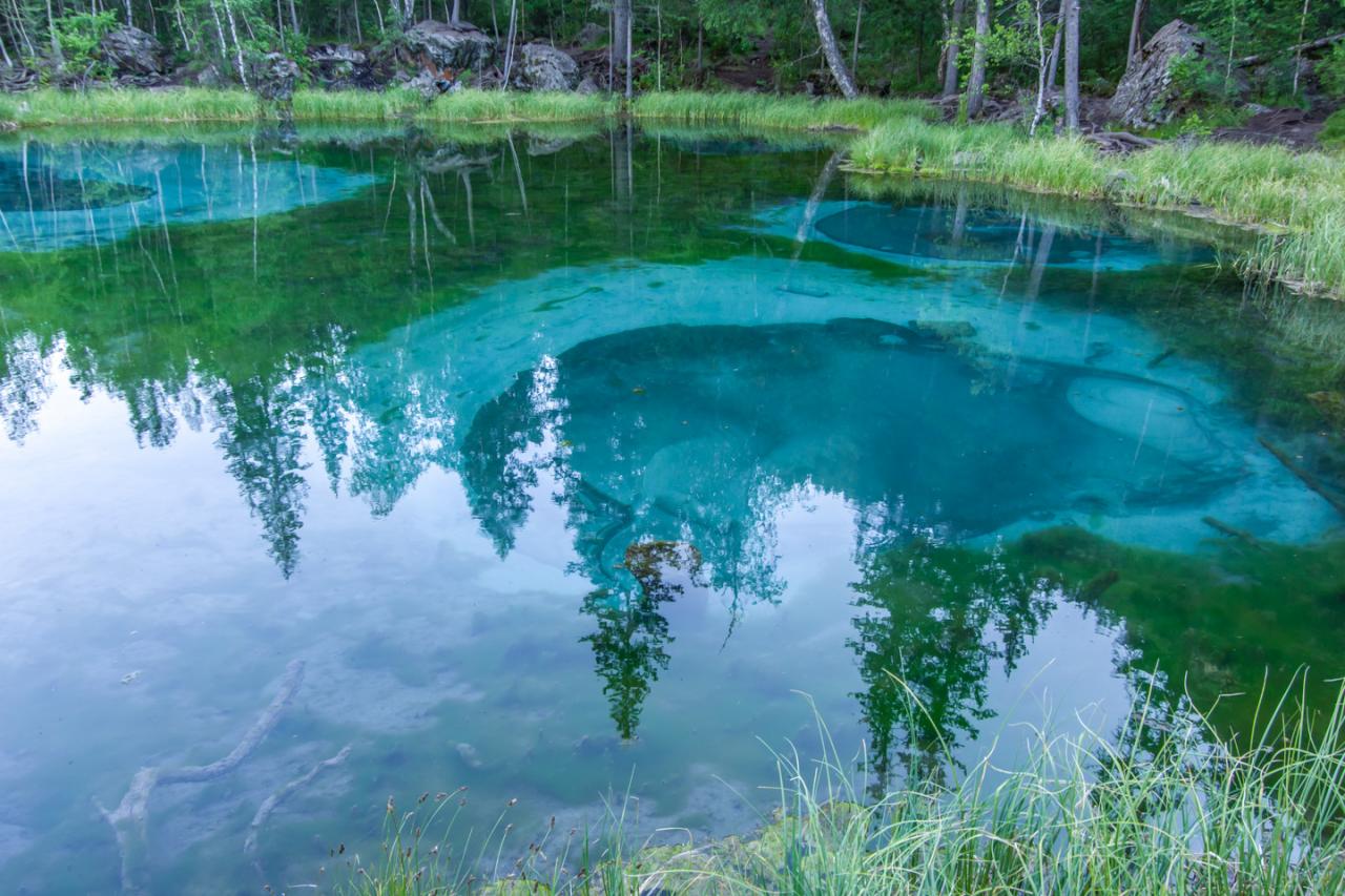 Гейзеровое озеро в Акташе